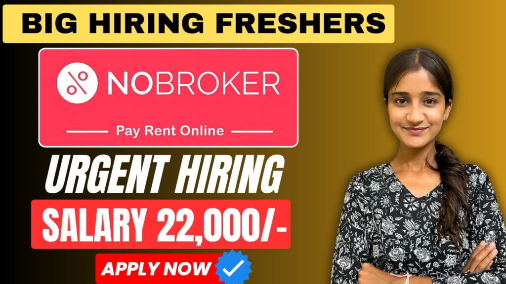 NoBroker is Hiring For Inside Sales Executive