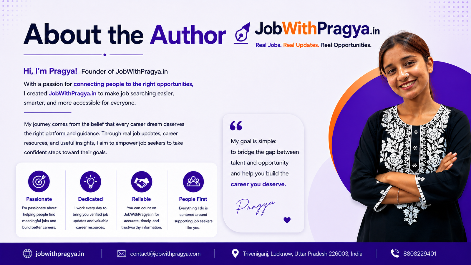 About the Author Pragya Tripathi