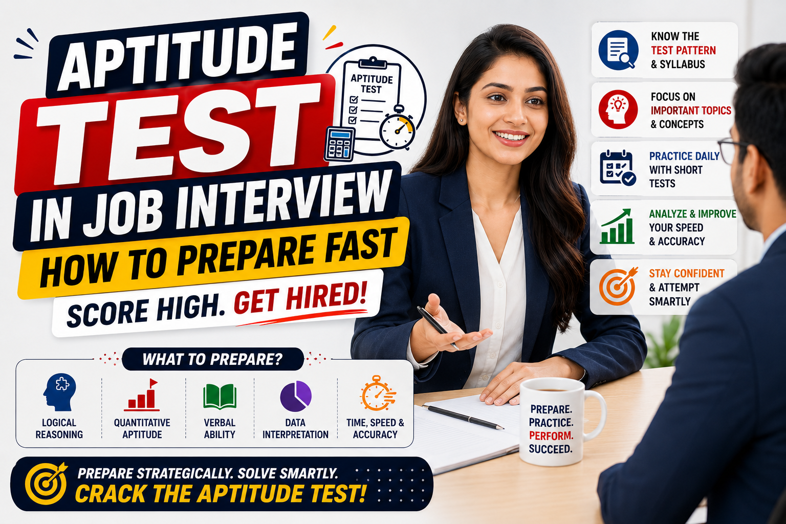 Aptitude Test in Job Interview — How to Prepare Fast