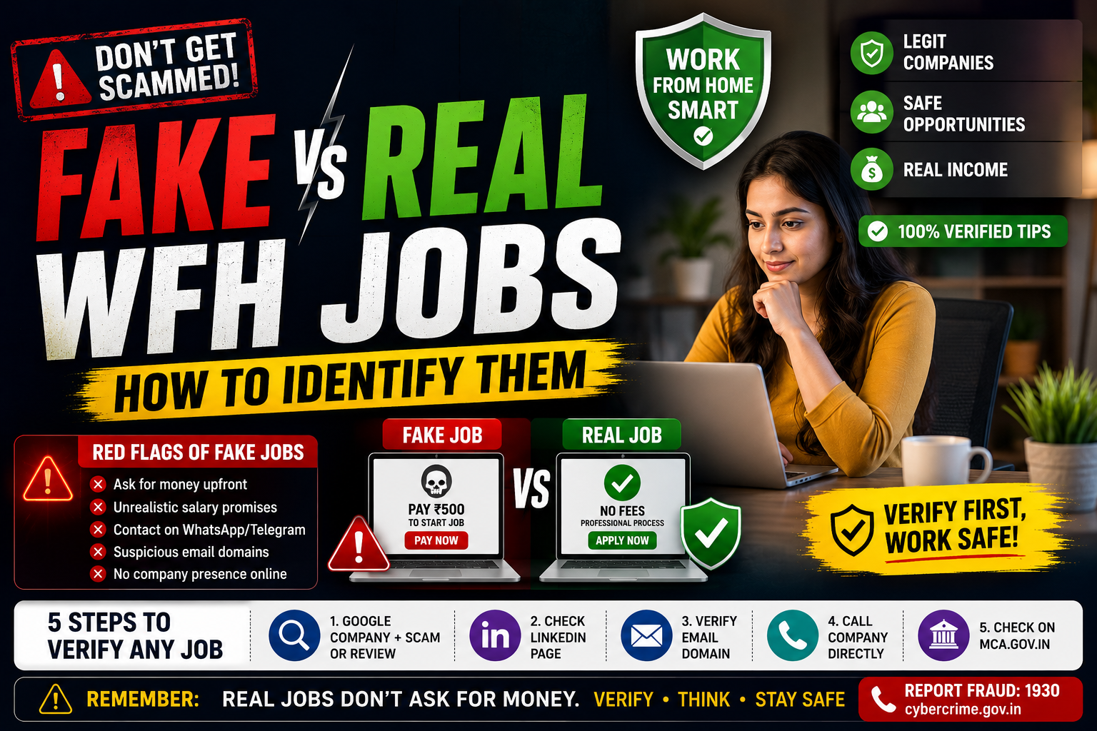 Fake vs Real WFH Jobs — How to Identify Them