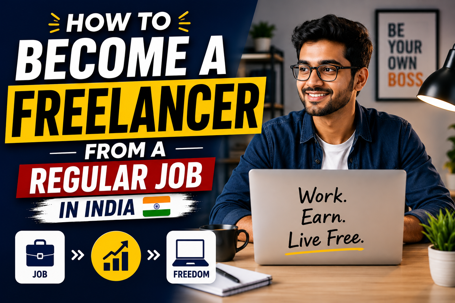 How to Become a Freelancer From a Regular Job in India