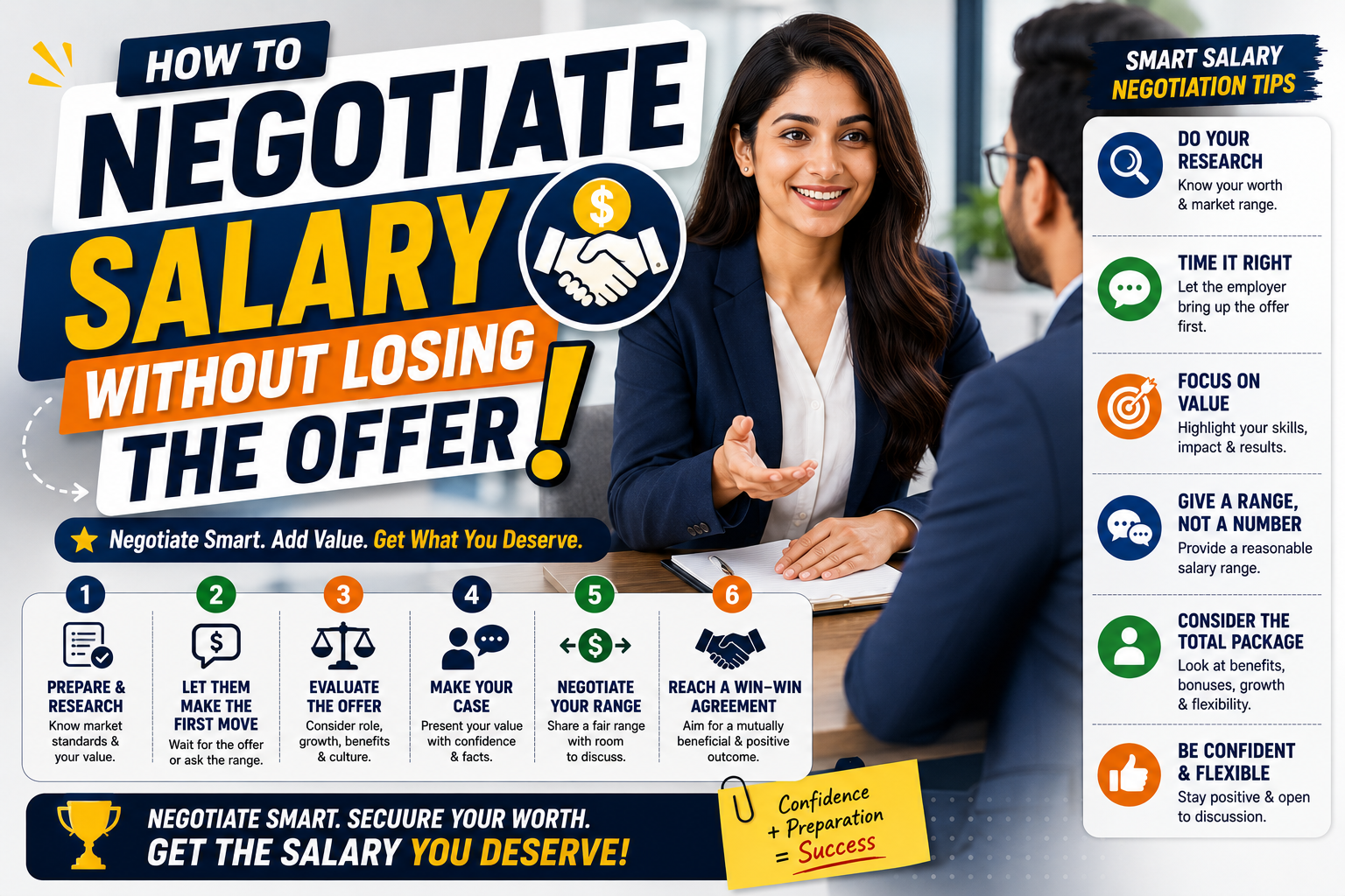 How to Negotiate Salary Without Losing the Offer