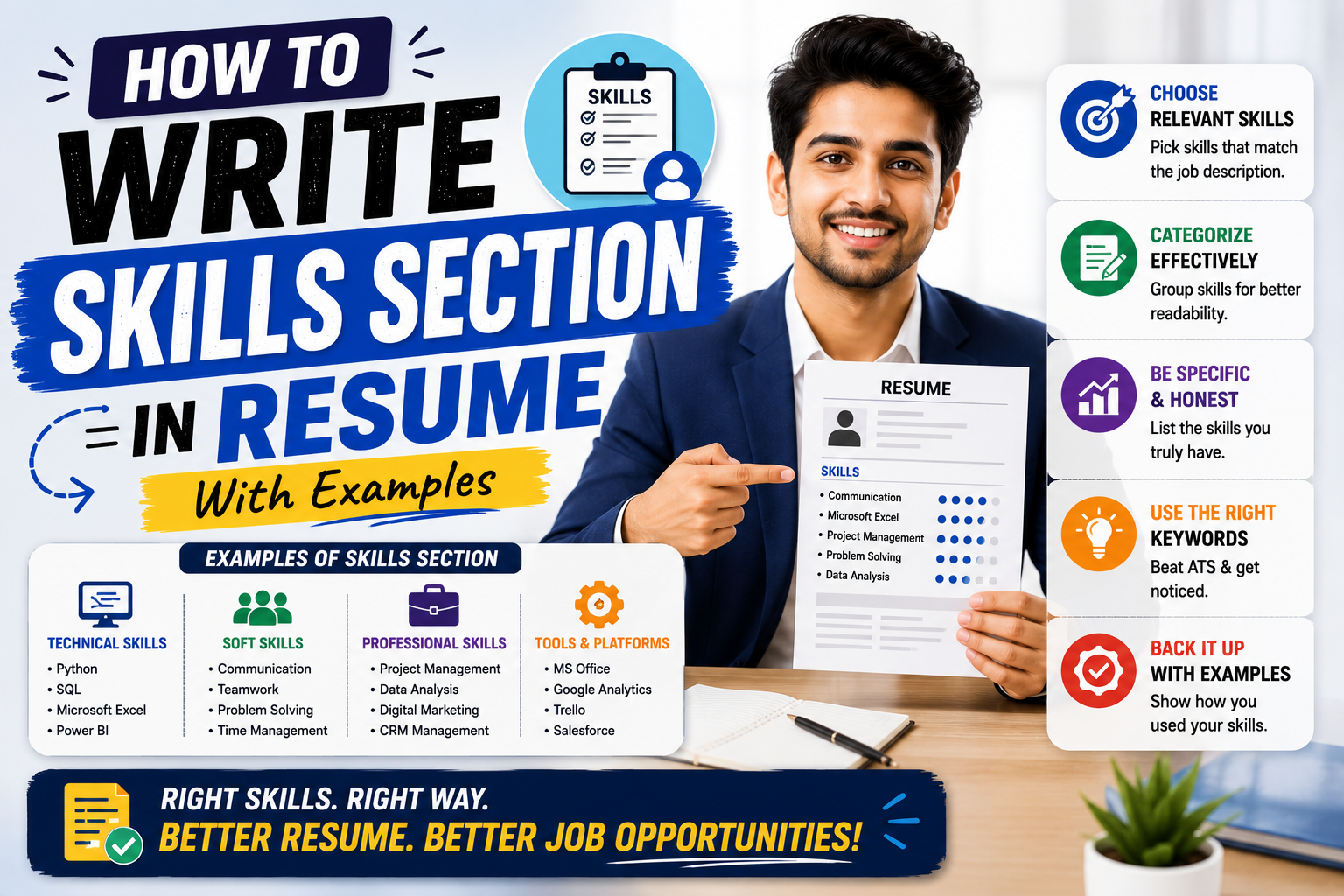 How to Write Skills Section in Resume — With Examples