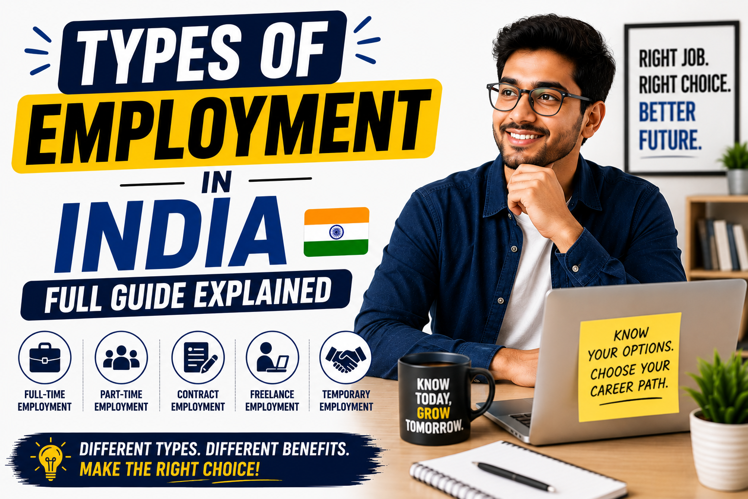 Types of Employment in India — Full Guide Explained