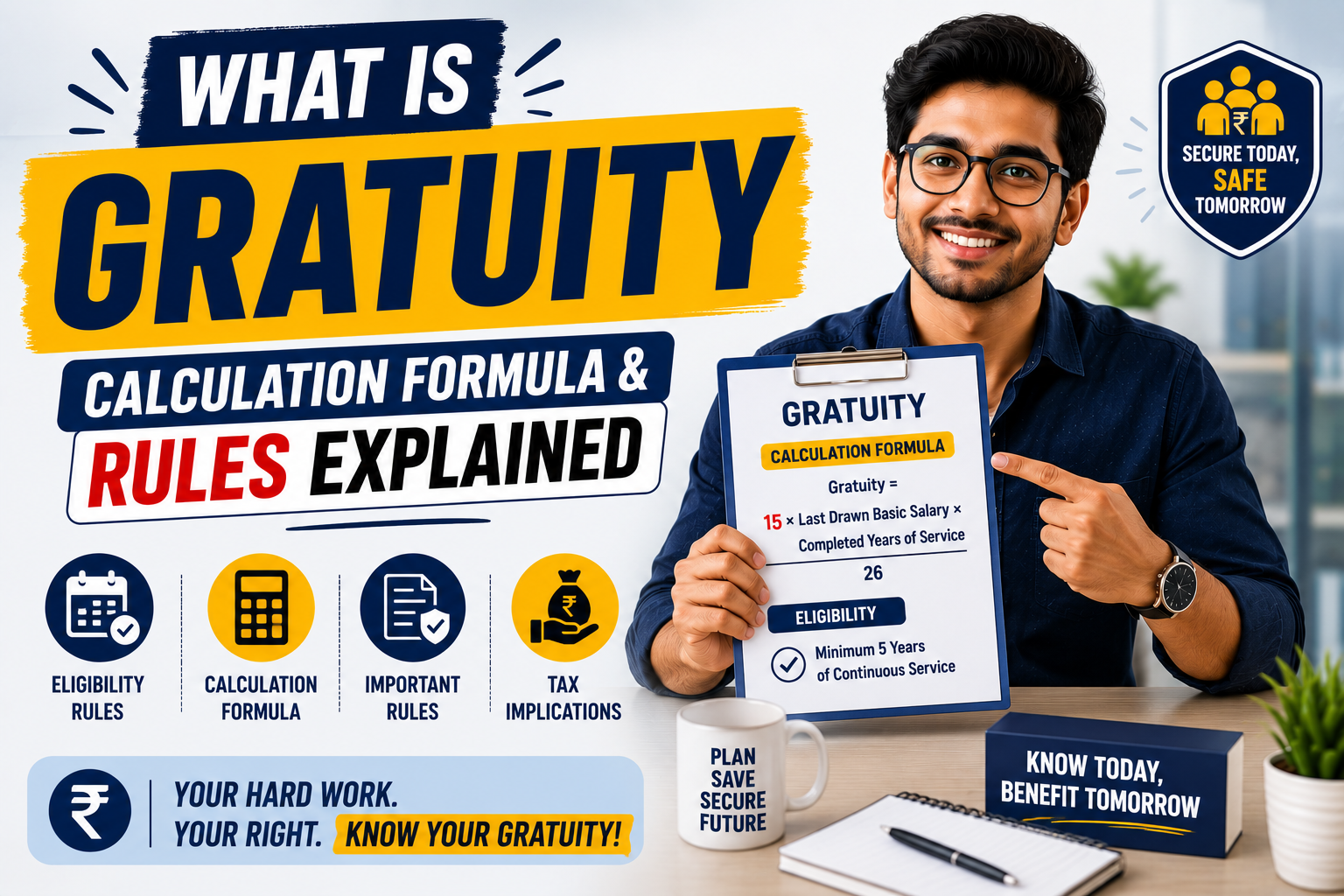 What is Gratuity — Calculation Formula & Rules Explained
