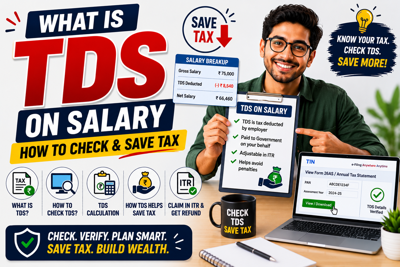 What is TDS on Salary — How to Check & Save Tax