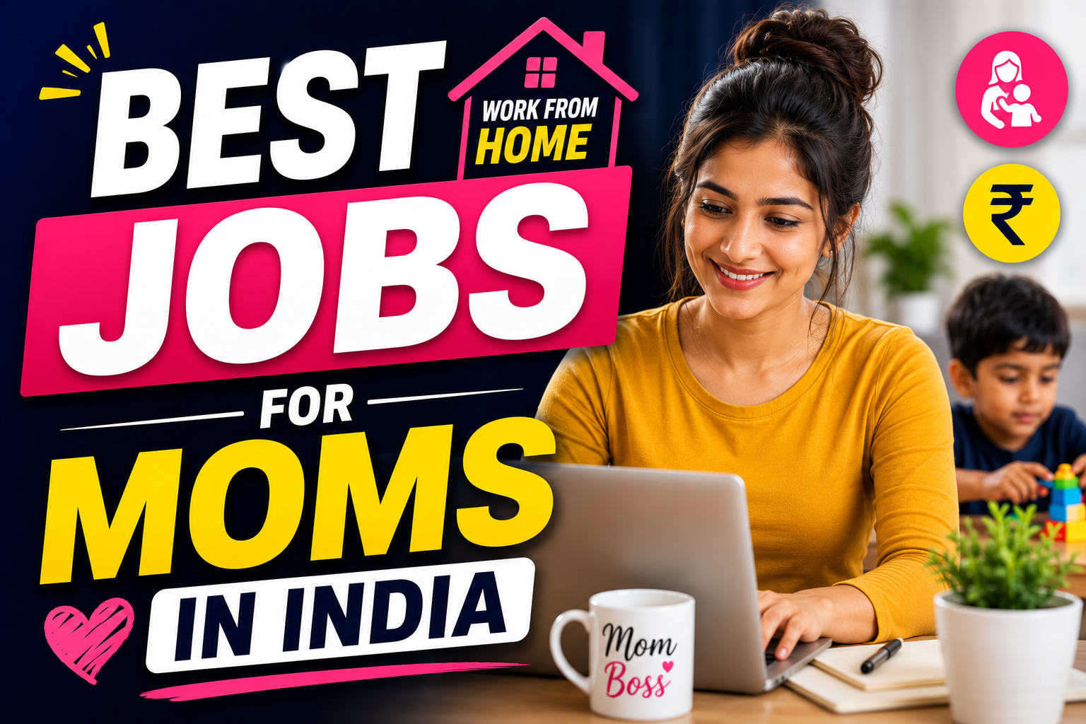 Best Work From Home Jobs for Moms in India